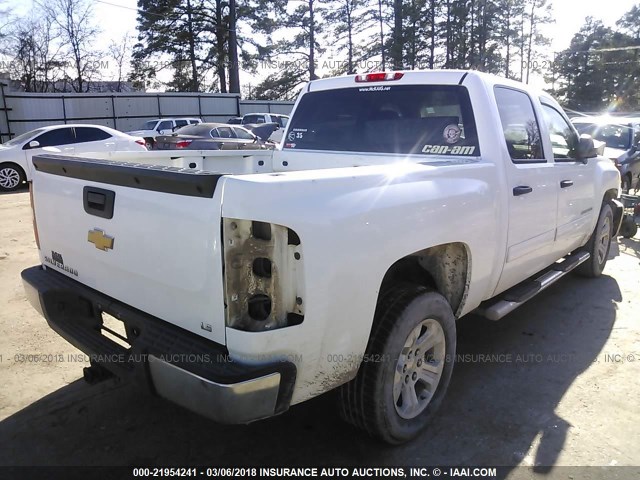 3GCPCREA3DG169684 - 2013 CHEVROLET SILVERADO C1500  LS WHITE photo 4