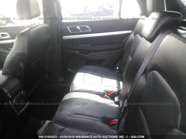 1FM5K7DH8HGC36760 - 2017 FORD EXPLORER XLT GRAY photo 8