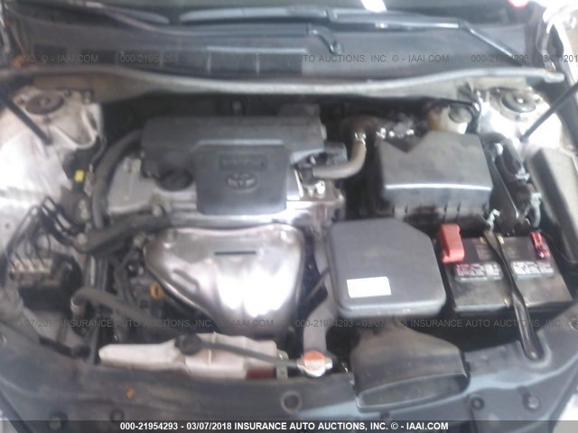 4T1BF1FK6GU192724 - 2016 TOYOTA CAMRY LE/XLE/SE/XSE WHITE photo 10