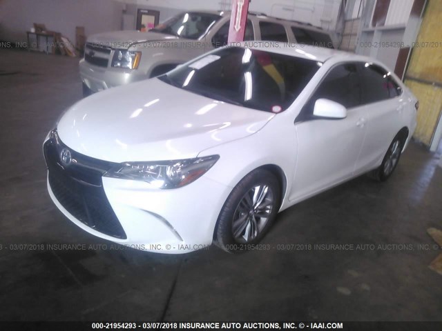 4T1BF1FK6GU192724 - 2016 TOYOTA CAMRY LE/XLE/SE/XSE WHITE photo 2