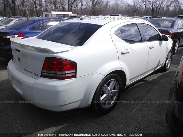 1B3CC5FBXAN183262 - 2010 DODGE AVENGER R/T WHITE photo 4