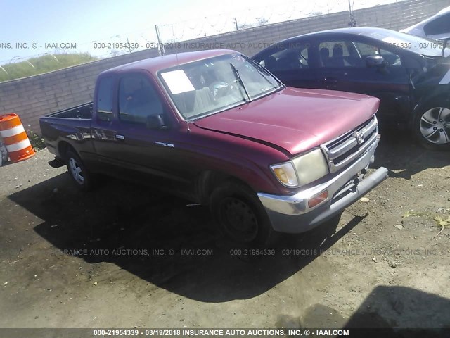 4TAVL52N3VZ330538 - 1997 TOYOTA TACOMA XTRACAB MAROON photo 1