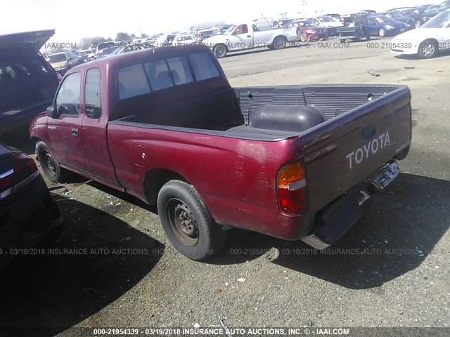 4TAVL52N3VZ330538 - 1997 TOYOTA TACOMA XTRACAB MAROON photo 3