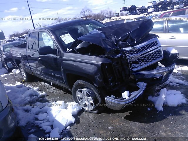 1GCVKREH2FZ384449 - 2015 CHEVROLET SILVERADO K1500 LT GRAY photo 1