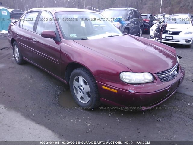 1G1NE52J83M650078 - 2003 CHEVROLET MALIBU LS მუქწითელი ფოტო 1