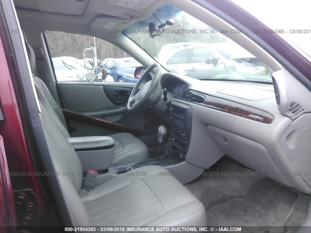 1G1NE52J83M650078 - 2003 CHEVROLET MALIBU LS მუქწითელი ფოტო 5