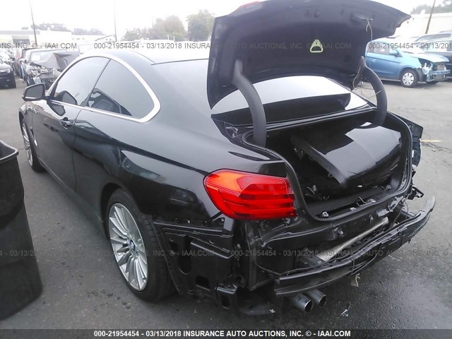 WBA3N7C57EF718628 - 2014 BMW 428 I BLACK photo 3