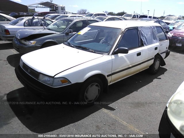 JT2AE94K0M3488482 - 1991 TOYOTA COROLLA DLX WHITE photo 2