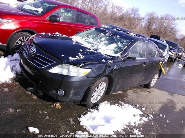 4T1BK3EK3BU118436 - 2011 TOYOTA CAMRY SE/LE/XLE BLACK photo 2