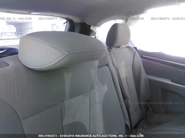 5NMSG3ABXAH409937 - 2010 HYUNDAI SANTA FE GLS SILVER photo 8