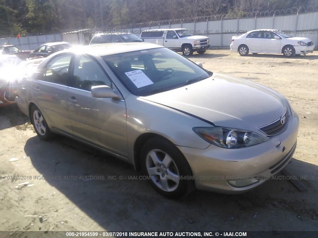 4T1BF32K02U539121 - 2002 TOYOTA CAMRY LE/XLE/SE შამპანური ფოტო 1