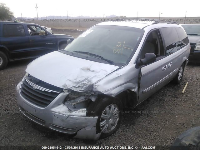 2A4GP54L16R906758 - 2006 CHRYSLER TOWN & COUNTRY TOURING SILVER photo 2