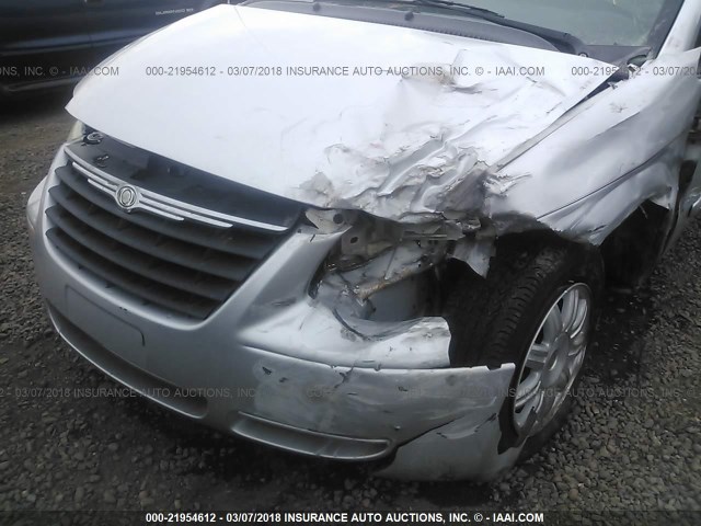 2A4GP54L16R906758 - 2006 CHRYSLER TOWN & COUNTRY TOURING SILVER photo 6