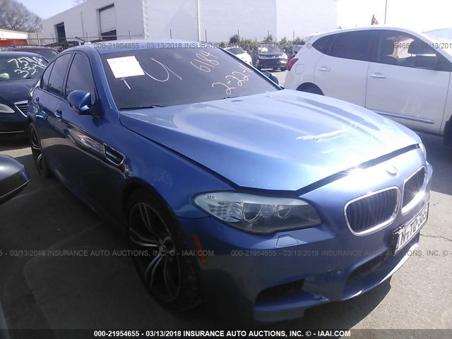 WBSFV9C5XDD096184 - 2013 BMW M5 BLUE photo 1