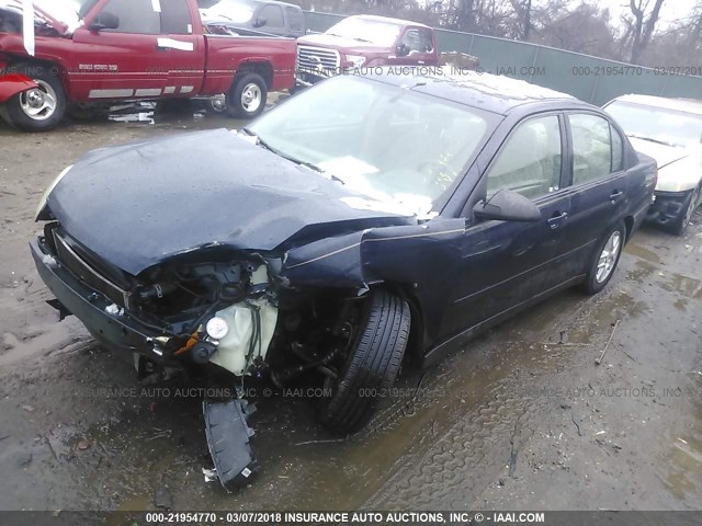 1G1ZT54834F176709 - 2004 CHEVROLET MALIBU LS 蓝色 照片 2