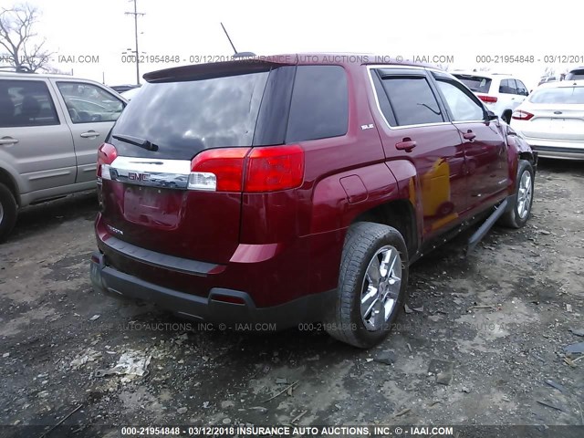 2GKALREK6F6430534 - 2015 GMC TERRAIN SLE RED photo 4