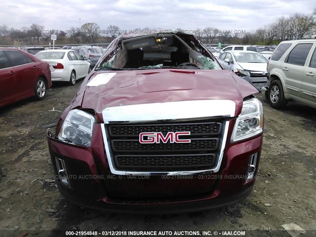 2GKALREK6F6430534 - 2015 GMC TERRAIN SLE RED photo 6