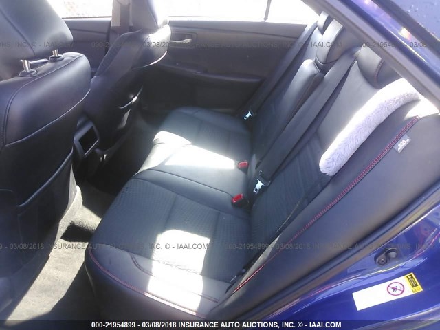 4T1BF1FK9FU952806 - 2015 TOYOTA CAMRY LE/XLE/SE/XSE BLUE photo 8