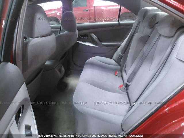 4T1BF3EK9AU519833 - 2010 TOYOTA CAMRY SE/LE/XLE 红色 照片 8
