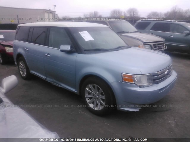 2FMDK52C29BA73751 - 2009 FORD FLEX SEL Light Blue photo 1