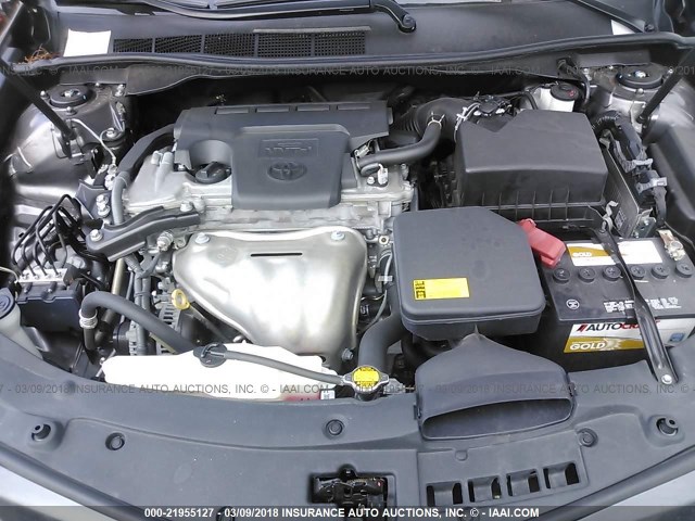 4T1BF1FK4DU690531 - 2013 TOYOTA CAMRY L/SE/LE/XLE GRAY photo 10