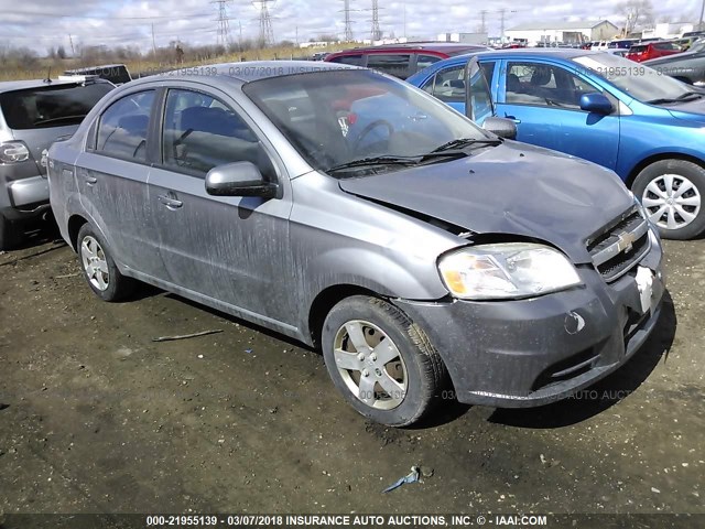 KL1TD5DE2AB116415 - 2010 CHEVROLET AVEO LS/LT 灰色 照片 1