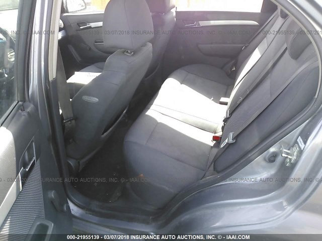 KL1TD5DE2AB116415 - 2010 CHEVROLET AVEO LS/LT 灰色 照片 8