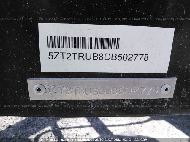 5ZT2TRUB8DB502778 - 2013 TRACKER OTHER  Unknown photo 9