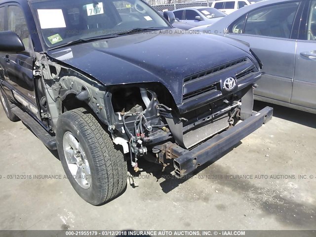 JTEBU14R740027614 - 2004 TOYOTA 4RUNNER SR5/SPORT BLACK photo 6