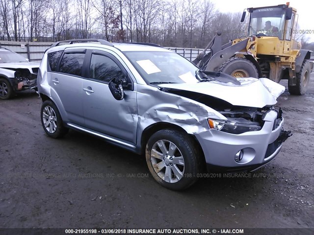 JA4AT3AW1AZ001486 - 2010 MITSUBISHI OUTLANDER SE SILVER photo 1