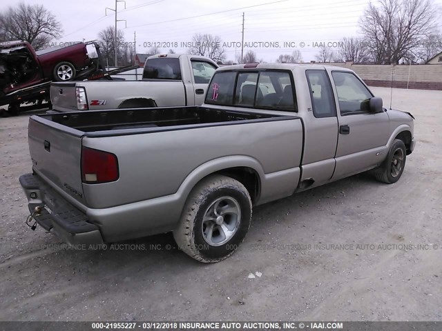 1GCCS19X438109631 - 2003 CHEVROLET S TRUCK S10 SILVER photo 4