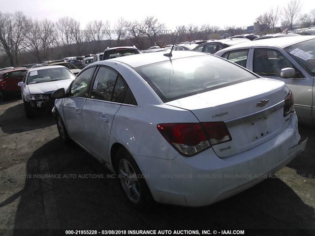 1G1PC5SB7D7166314 - 2013 CHEVROLET CRUZE LT WHITE photo 3