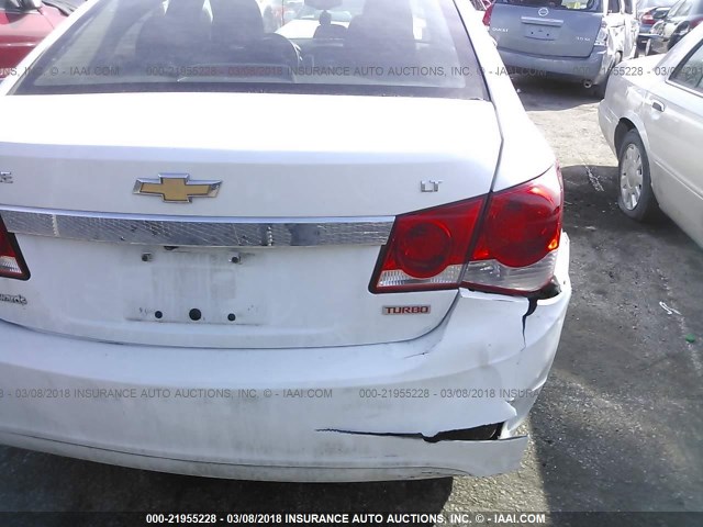 1G1PC5SB7D7166314 - 2013 CHEVROLET CRUZE LT WHITE photo 6