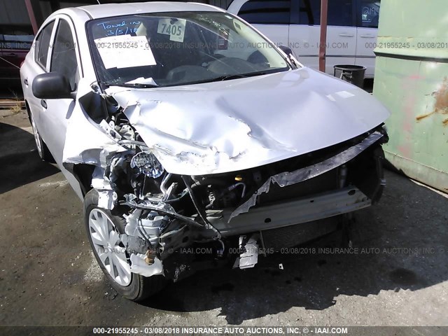 3N1CN7AP6FL885063 - 2015 NISSAN VERSA S/S PLUS/SV/SL SILVER photo 6