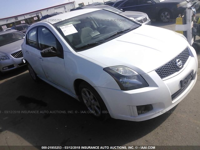 3N1AB6AP7CL730026 - 2012 NISSAN SENTRA 2.0/2.0S/SR/2.0SL WHITE photo 1