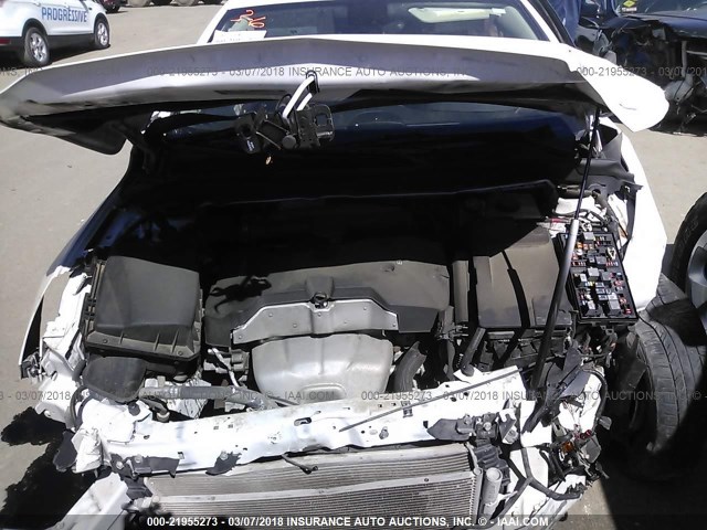 1G11C5SL7EF295014 - 2014 CHEVROLET MALIBU 1LT 白色 照片 10