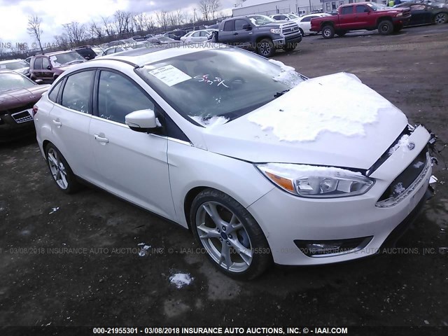 1FADP3J27FL229772 - 2015 FORD FOCUS TITANIUM WHITE photo 1