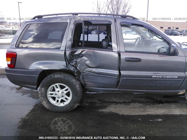 1J4GW48S43C567545 - 2003 JEEP GRAND CHEROKEE LAREDO GRAY photo 6