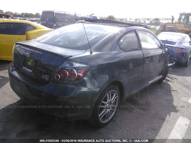 JTKDE167X80229433 - 2008 TOYOTA SCION TC 灰色 照片 4