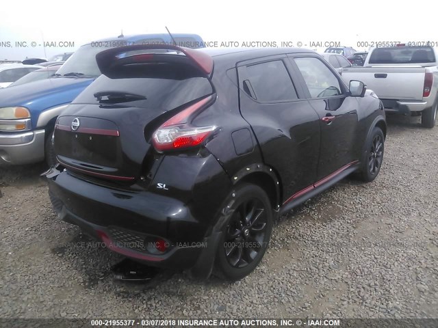 JN8AF5MR5FT500224 - 2015 NISSAN JUKE S/SV/SL/NISMO BLACK photo 4