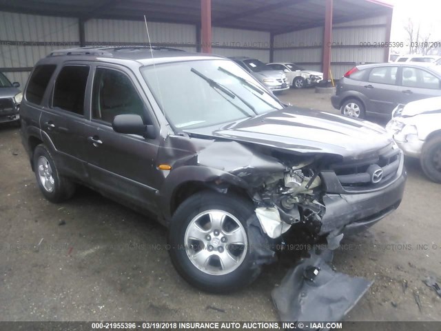 4F2YZ94184KM16033 - 2004 MAZDA TRIBUTE LX GRAY photo 1