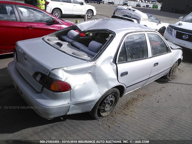 1NXBR12E0XZ208875 - 1999 TOYOTA COROLLA VE/CE/LE 银色 照片 4