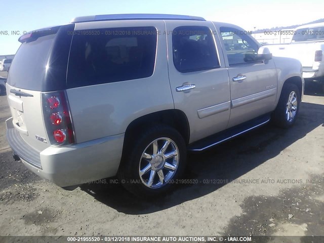 1GKFK63827J382078 - 2007 GMC YUKON DENALI BEIGE photo 4