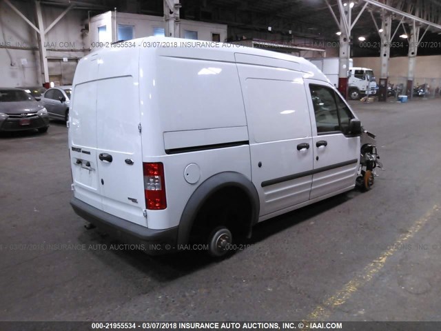 NM0LS7AN2CT119033 - 2012 FORD TRANSIT CONNECT XL WHITE photo 4