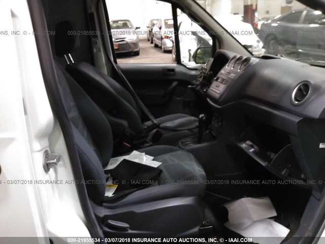 NM0LS7AN2CT119033 - 2012 FORD TRANSIT CONNECT XL WHITE photo 5