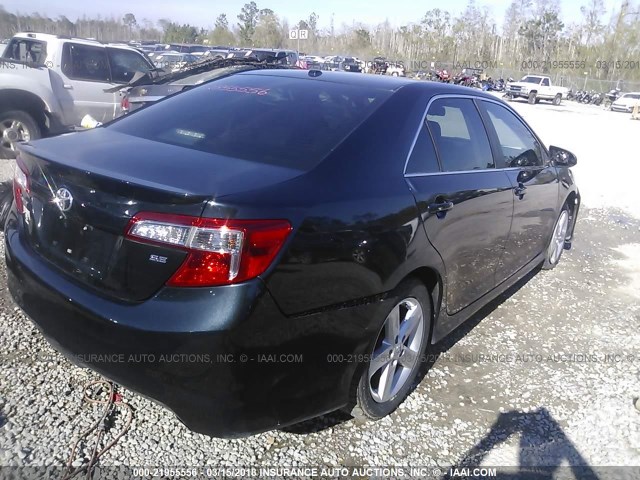 4T1BF1FK1CU186033 - 2012 TOYOTA CAMRY SE/LE/XLE 黑色 照片 4