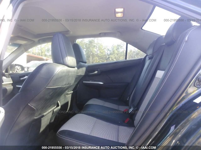 4T1BF1FK1CU186033 - 2012 TOYOTA CAMRY SE/LE/XLE 黑色 照片 8