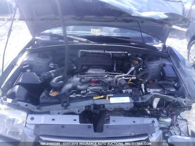 JF1SG67648H722298 - 2008 SUBARU FORESTER 2.5X LL BEAN GREEN photo 10