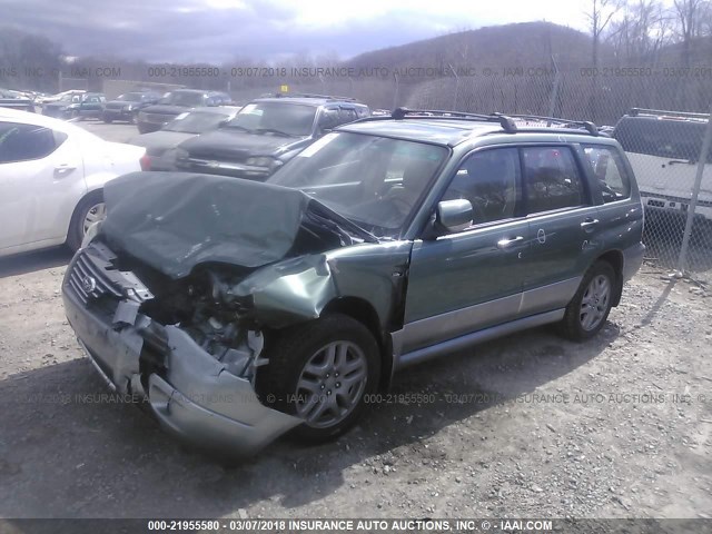JF1SG67648H722298 - 2008 SUBARU FORESTER 2.5X LL BEAN GREEN photo 2