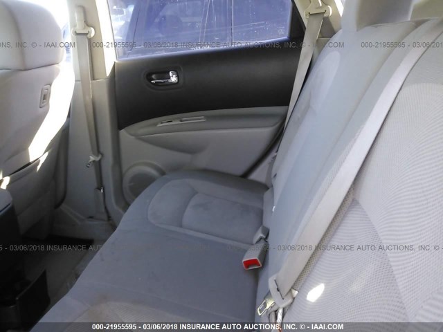 JN8AS5MTXDW517538 - 2013 NISSAN ROGUE S/SV WHITE photo 8